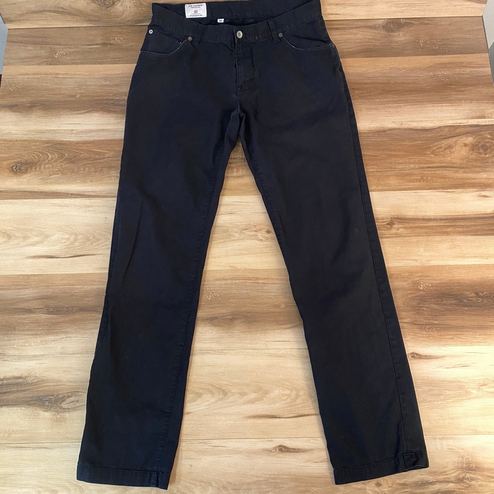 Ben Sherman EC1 Skinny Fit Trousers Mens 34 x 34 Black 5 Pocket Chino‎ Pants